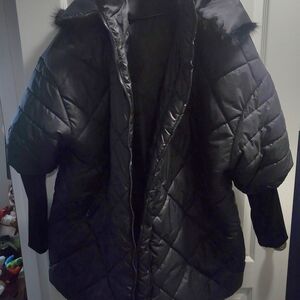 Women's Black Puffer Jacket